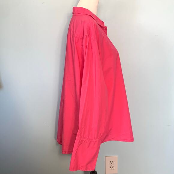 J. Crew Garçon Shirt in Pink Garment-Dyed Cotton Poplin Size 22 - Picture 6 of 8